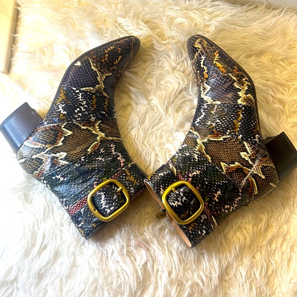 Coach Cassandra Hand painted booties size 7.5 - Picture 6 of 14